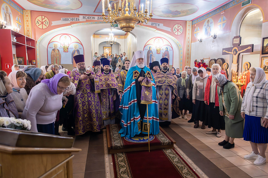 Архипастырское посещение 1-го Каширского округа